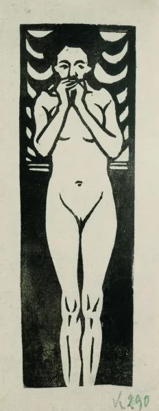 Ernst Ludwig Kirchner — Stehender Mädchenakt