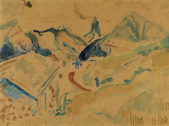 Ernst Ludwig Kirchner — Stafelalp mit Tinzenhorn