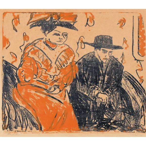 Ernst Ludwig Kirchner — Bruder und Schwester.