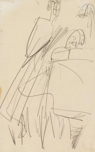 Ernst Ludwig Kirchner — Sängerin am Flügel