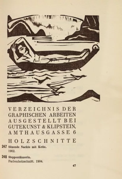 Ernst Ludwig Kirchner — Ausstellung 1933