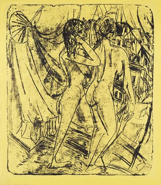 Ernst Ludwig Kirchner — Zwei Akte am Atelierfenster