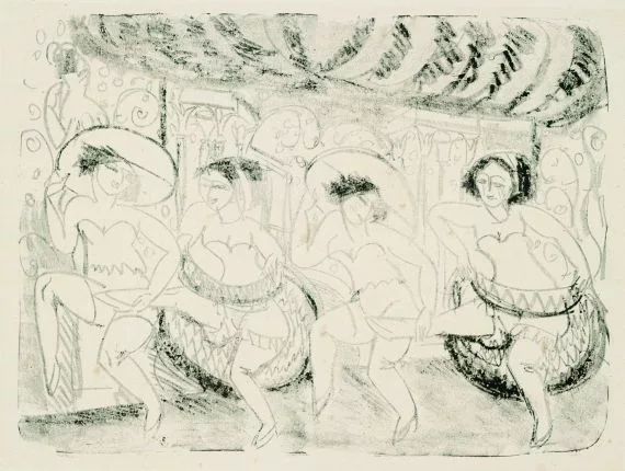 Ernst Ludwig Kirchner — Vier Tänzerinnen