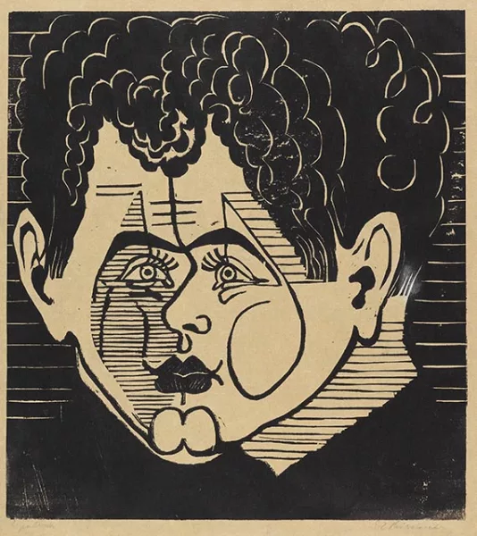 Ernst Ludwig Kirchner — Kopf René Crevel