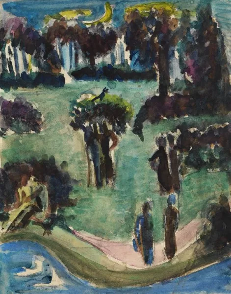 Ernst Ludwig Kirchner — Paar am Strand
