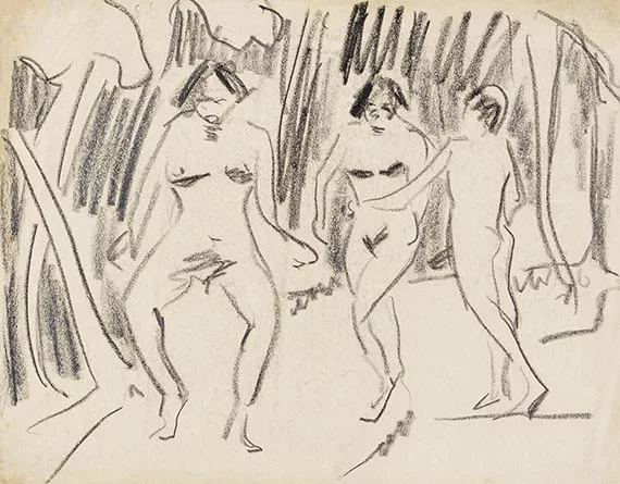 Ernst Ludwig Kirchner — Laufende Badende