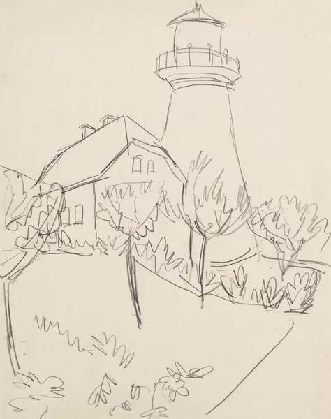 Ernst Ludwig Kirchner — Leuchtturm von Fehmarn-Staberhuk