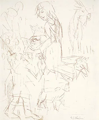 Ernst Ludwig Kirchner — Die Hirtin
