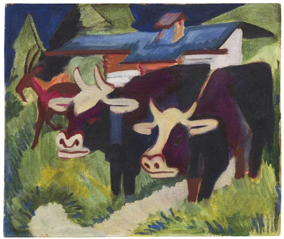 Ernst Ludwig Kirchner — Kühe auf der Alp