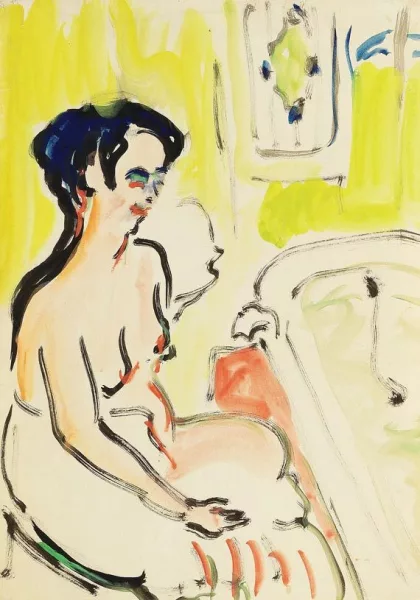 Ernst Ludwig Kirchner — Sitzender Akt