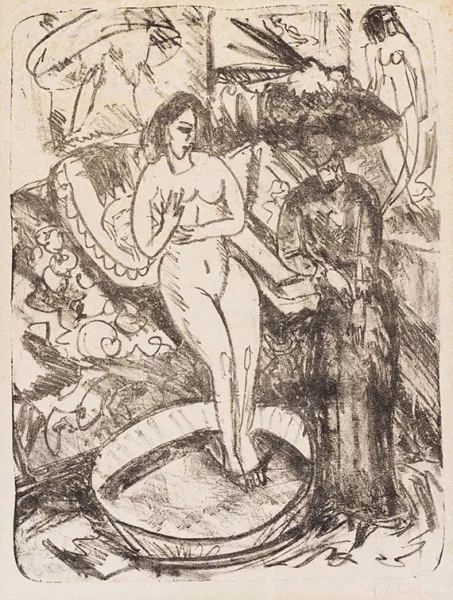 Ernst Ludwig Kirchner — Besuch der Freundin