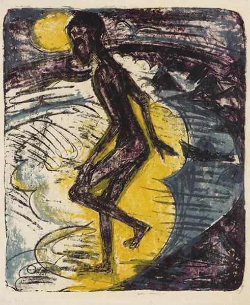 Ernst Ludwig Kirchner — Ins Meer Schreitender (Hans Gewecke)