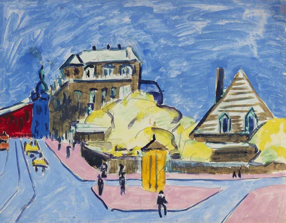 Ernst Ludwig Kirchner — Strassenbild (Dresden)