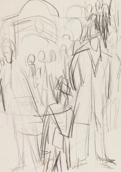 Ernst Ludwig Kirchner — Nächtliche Berliner Straßenszene