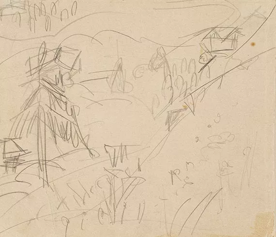 Ernst Ludwig Kirchner — Bergtanne im Tal (Davos)