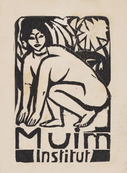 Ernst Ludwig Kirchner — Titel für den Prospekt des Muim-Instituts