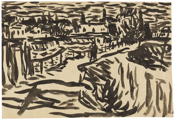 Ernst Ludwig Kirchner — Der Stadtrand von Dresden