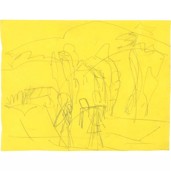 Ernst Ludwig Kirchner — 8 Blatt Zeichnungen: Badende, Frauen, Mädchen, Königstein, Landschaft, usw.