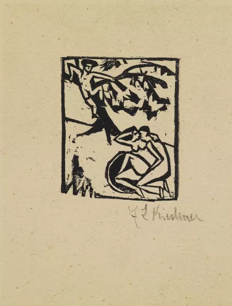 Ernst Ludwig Kirchner — Illustration zum Decamerone von Boccaccio