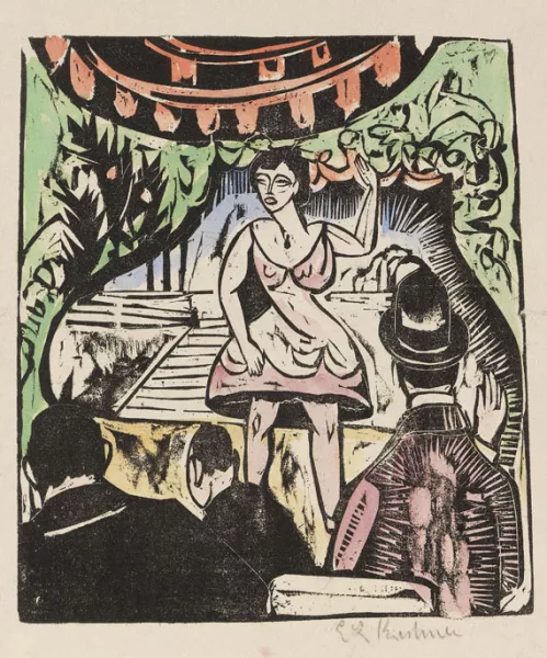 Ernst Ludwig Kirchner — Kleines Variete mit Sängerin