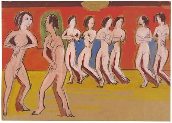 Ernst Ludwig Kirchner — Tanzschule Wigman