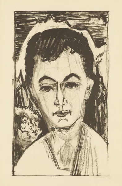 Ernst Ludwig Kirchner — Porträt Nele van de Velde