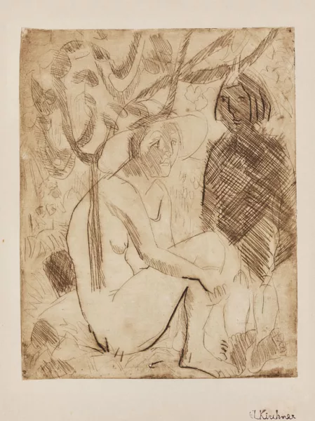 Ernst Ludwig Kirchner — Badende mit Hut
