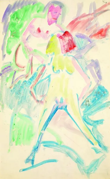 Ernst Ludwig Kirchner — Zwei Badende