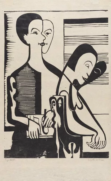Ernst Ludwig Kirchner — Selbstbildnis mit Erna