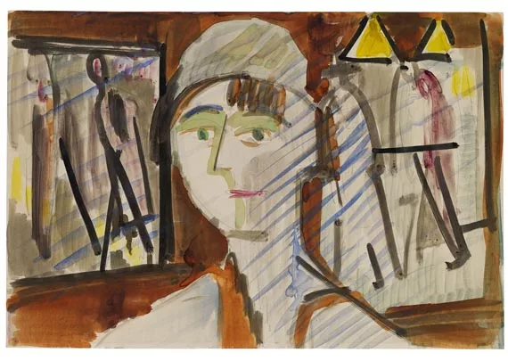 Ernst Ludwig Kirchner — Damenbildnis