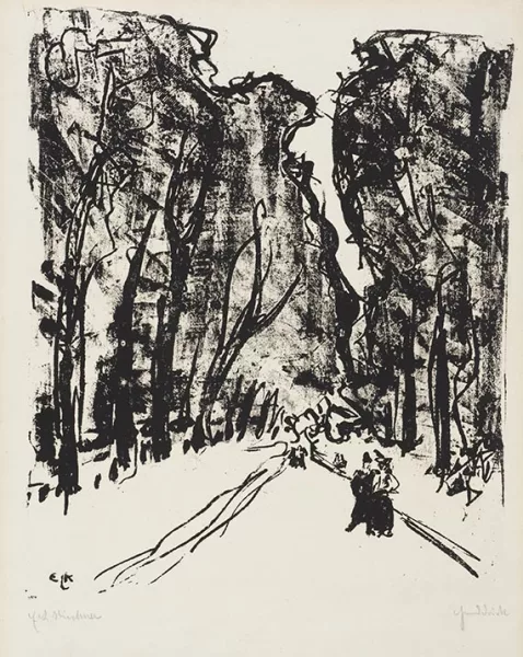 Ernst Ludwig Kirchner — Allee am Abend