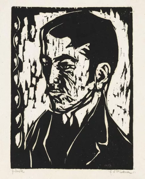 Ernst Ludwig Kirchner — Porträt H. Kind