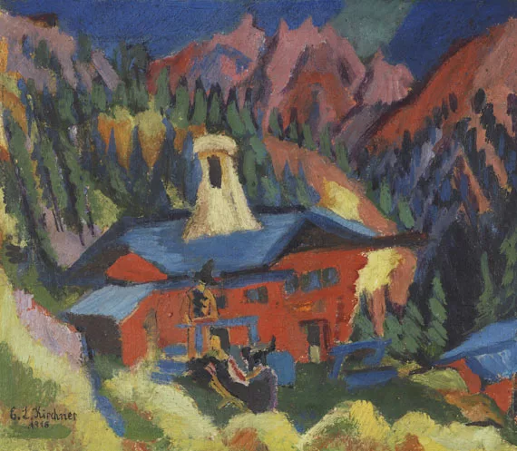 Ernst Ludwig Kirchner — Haus auf der Staffel