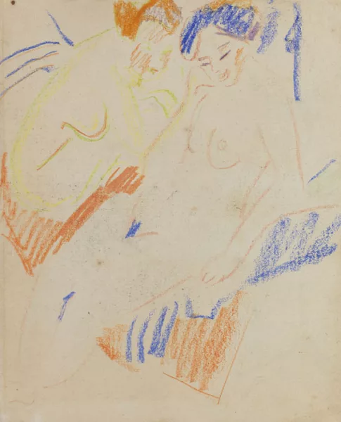 Ernst Ludwig Kirchner — Zwei Modelle im Atelier
