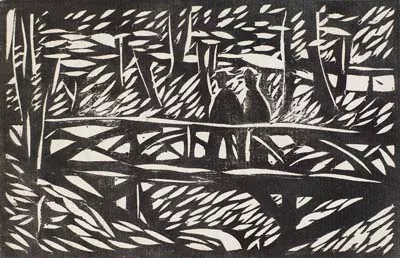 Ernst Ludwig Kirchner — Holzbrücke im Walde