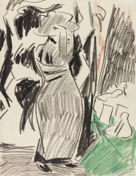 Ernst Ludwig Kirchner — Frau vor dem Spiegel