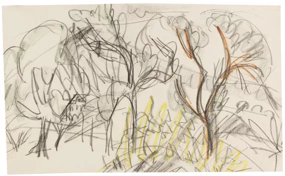 Ernst Ludwig Kirchner — Baumgruppe in Königstein