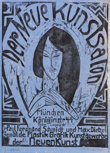 Ernst Ludwig Kirchner — Plakat: Der neue Kunstsalon
