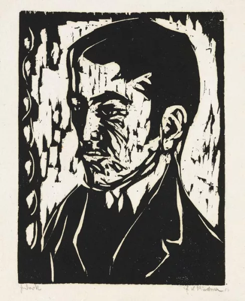 Ernst Ludwig Kirchner — Porträt H. Kind