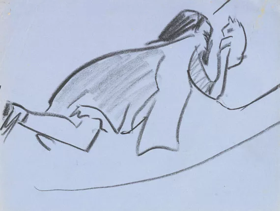 Ernst Ludwig Kirchner — Mädchen mit Katze