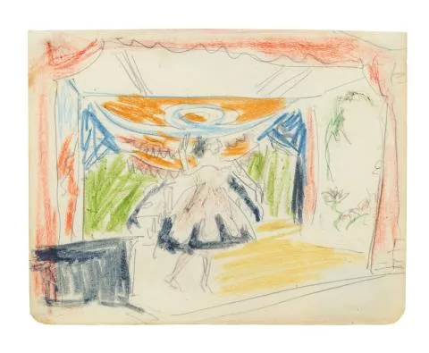 Ernst Ludwig Kirchner — Tänzerin im Varieté