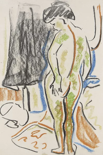 Ernst Ludwig Kirchner — Stehender weiblicher Akt