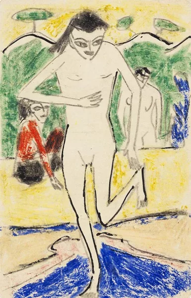 Ernst Ludwig Kirchner — Fränzi vor Wandbehang