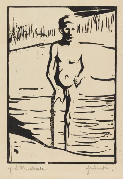 Ernst Ludwig Kirchner — Badender Junge