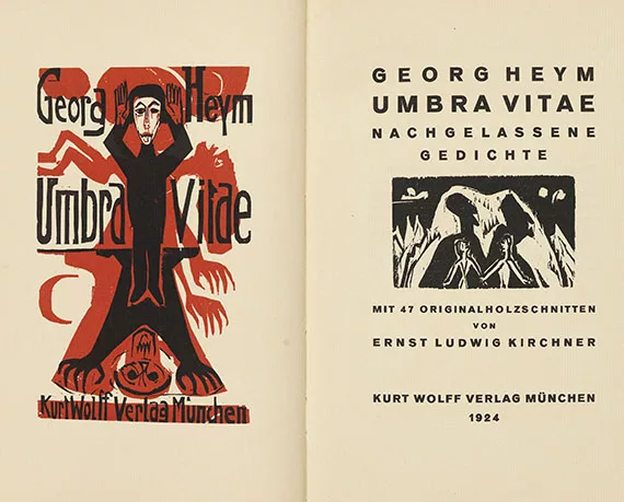 Ernst Ludwig Kirchner — Georg Heym, Umbra Vitae