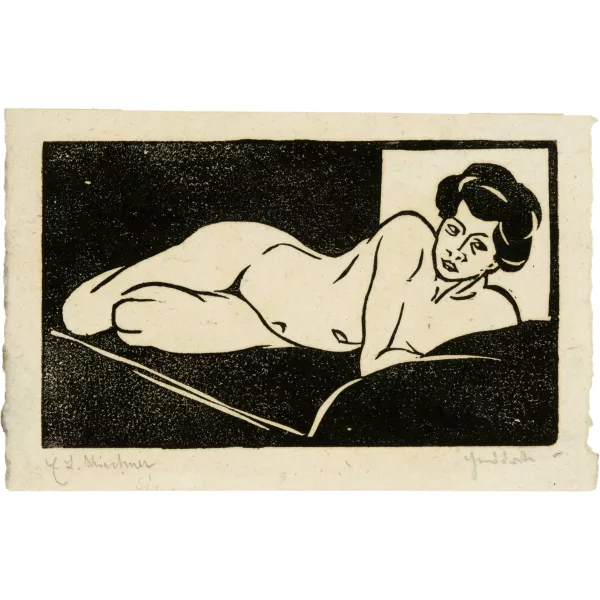 Ernst Ludwig Kirchner — Ruhender Mädchenakt - Das Modell 5