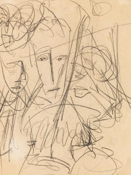 Ernst Ludwig Kirchner — Caféhaus-Typen