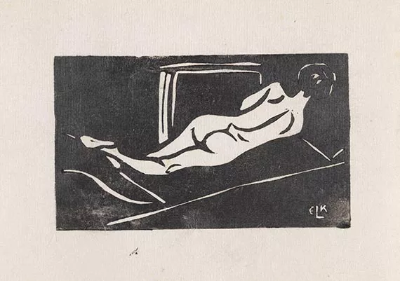 Ernst Ludwig Kirchner — Liegender Rückenakt