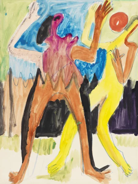 Ernst Ludwig Kirchner — Ballspielendes Paar