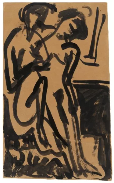 Ernst Ludwig Kirchner — Zwei nackte Mädchen